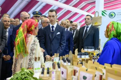 صاحب السمو الملكي ولي العهد الأمير مولاي الحسن يترأس بمكناس افتتاح الدورة الـ 17 للملتقى الدولي للفلاحة بالمغرب