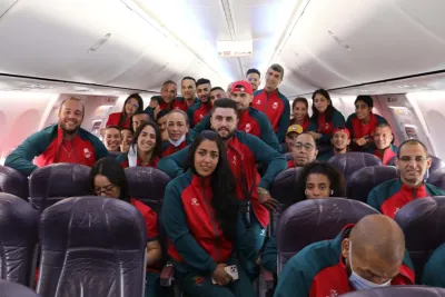 ألعاب البحر الأبيض المتوسط وهران 2022 : البعثة المغربية تشدّ الرحال نحو الجزائر