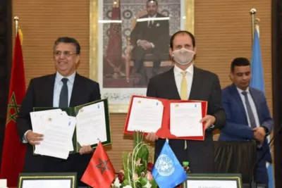 عبد اللطيف وهبي يوقع على اتفاق تعاون لرقمنة قطاع العدل