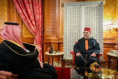 جلالة الملك يتوصل ببرقية تهنئة من ولي العهد السعودي بمناسبة عيد الفطر المبارك