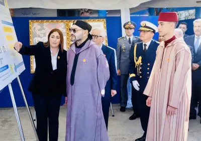 جلالة الملك محمد السادس يعطي انطلاقة العملية الوطنية رمضان 1444