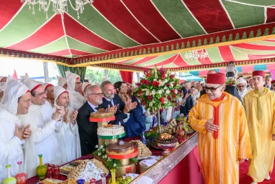 جلالة الملك يترأس بالمضيق حفل استقبال بمناسبة عيد العرش المجيد