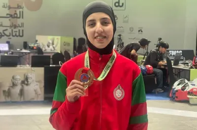 بطولة العالم المفتوحة للتايكوندو.. المغربية فرح التوزاني تفوز بالميدالية الذهبية في وزن أقل من 46 كلغ