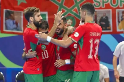 كأس إفريقيا لكرة القدم داخل القاعة ( دور النصف )..المنتخب المغربي يتفوق على نظيره المصري (6-0) ،ويضرب موعدا في النهائي مع منتخب الأنغولي
