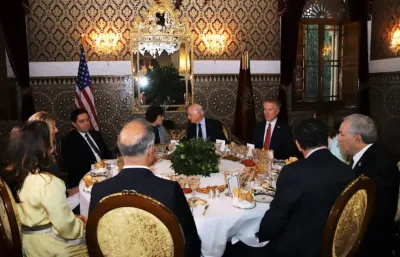 جلالة الملك محمد السادس يقيم مأدبة عشاء على شرف وفد من الكونغرس الأمريكي
