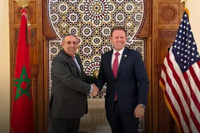 السيد العمراني يتباحث مع المدير التنفيذي لمجموعة عمل البيت الأبيض الخاصة بكأس العالم 2026