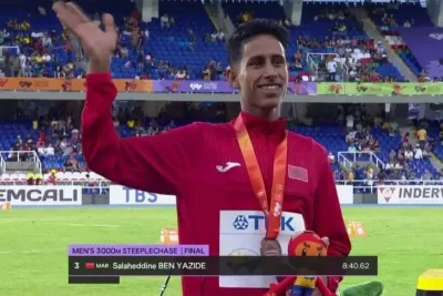 بطولة العالم لألعاب القوى للشباب كولومبيا 2022 : صلاح الدين بن يزيد يحرز البرونزية لسباق 3000 م