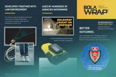 أمن طنجة يستعمل منظومة السلاح البديل BOLAWRAP لتوقيف خطر جانح (بلاغ)