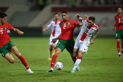 المنتخب المغربي يفوز على جورجيا بثلاثية نظيفة