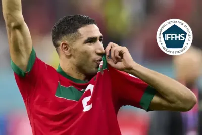 حكيمي ضمن التشكيلة المثالية العالمية لسنة 2022