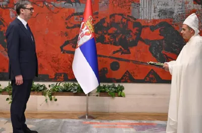 سفير المغرب ببلغراد يقدم أوراق اعتماده إلى رئيس جمهورية صربيا