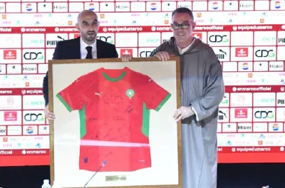 الجامعة الملكية المغربية لكرة القدم تقيم حفل تكريم على شرف وليد الركراكي