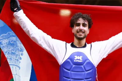 الألعاب المتوسطية (تارانتو 2026) - التايكواندو.. المغربي هيثم الزغوطي يحرز الميدالية الفضية في وزن أقل من 80 كلغ
