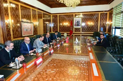 تعزيز التعاون البرلماني محور محادثات السيد ولد الرشيد مع رئيس البرلمان الأنديني