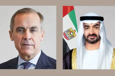 الرئيس الإماراتي ورئيس وزراء كندا يبحثان التعاون المشترك والتطورات الإقليمية