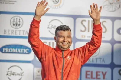 المغربي إدريس حفاري يفوز بفضية منافسات "تراب" ضمن بطولة كأس العالم للرماية