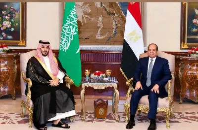 الرئيس المصري وولي العهد السعودي يبحثان التطورات الإقليمية والتحديات الراهنة