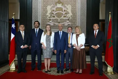 السيد الطالبي العلمي يتباحث مع رئيسة وأعضاء مجموعة الصداقة البرلمانية الشيلي - المغرب
