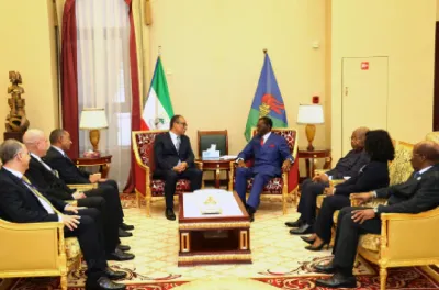 السيد اعمارة يستقبل من طرف رئيس جمهورية غينيا الاستوائية