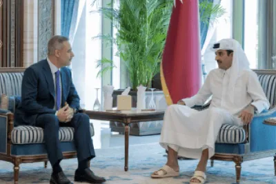 أمير قطر يبحث مع رئيس الوزراء العراقي تطورات الأوضاع في المنطقة