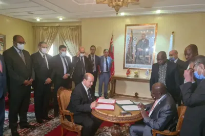 مجلس المستشارين وبرلمان سيدياو يوقعان على إعلان العيون