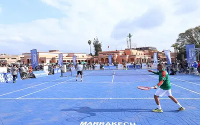 جائزة الحسن الثاني الكبرى للتنس: مباراة استعراضية بساحة جامع الفنا