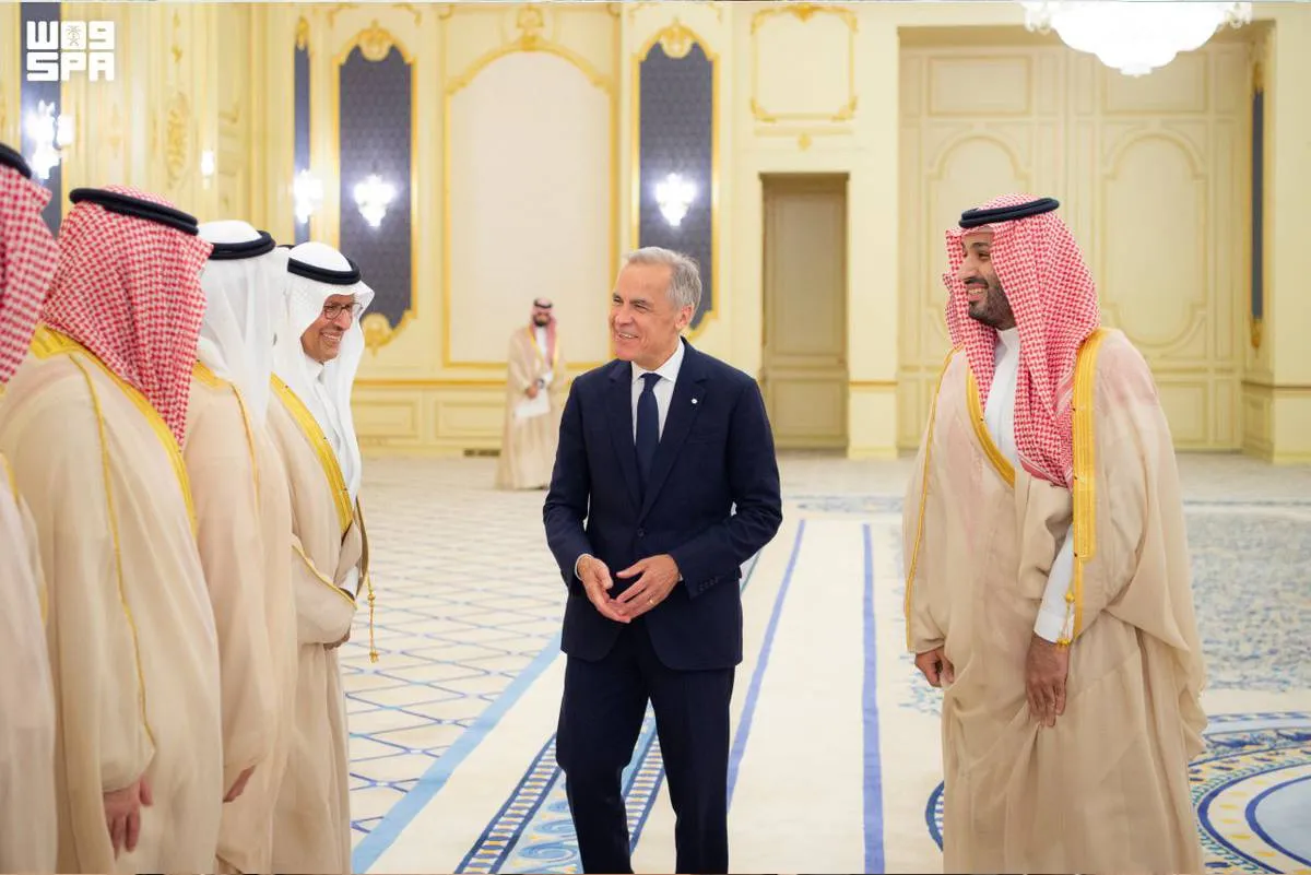 ولي العهد السعودي ورئيس وزراء كندا يبحثان مستجدات الأحداث الإقليمية والدولية