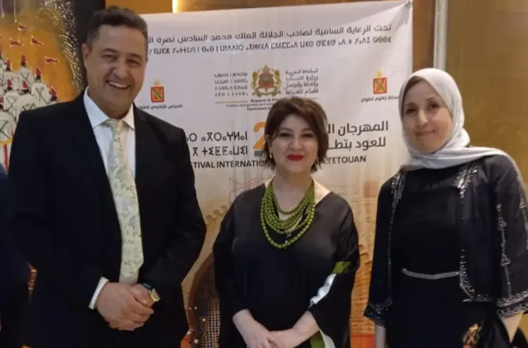 الفنانة اللبنانية أميمة الخليل مسك ختام المهرجان الدولي للعود بتطوان