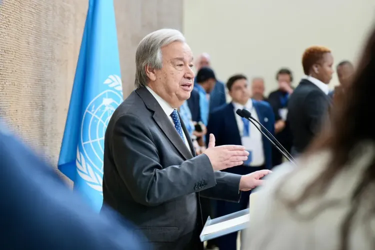 غوتيريس: بعض جزر المحيط الهادئ قد تمحى بسبب التغير المناخي