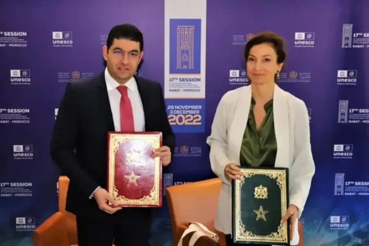 السيد مهدي بنسعيد يوقع اتفاقية إطار مع منظمة الأمم المتحدة للتربية والعلم والثقافة