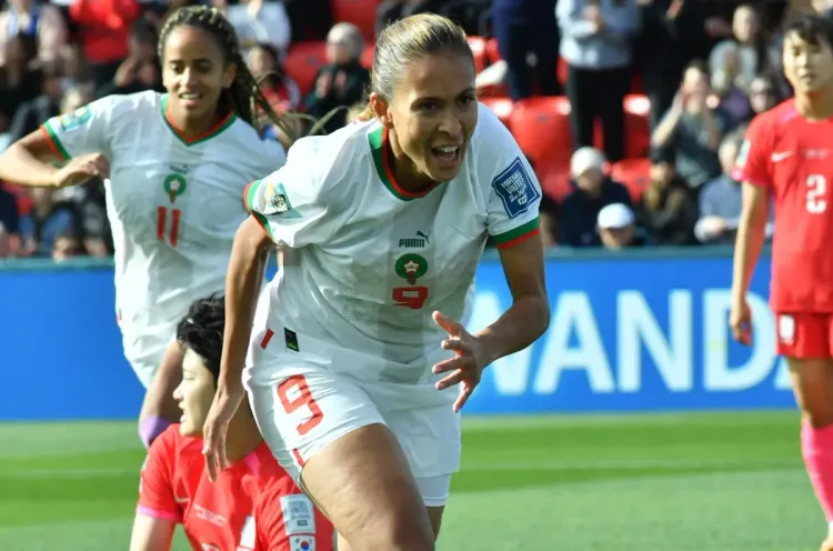 ابتسام الجريدي أول لاعبة مغربية وعربية تسجل هدفا في المونديال