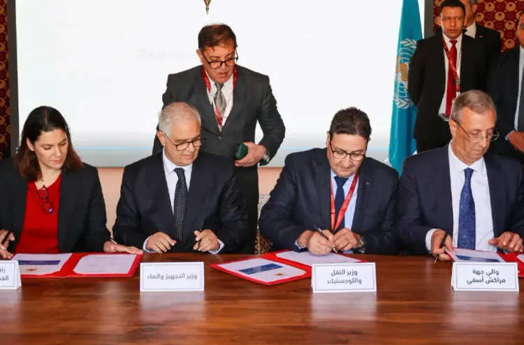 توقيع اتفاقية شراكة من أجل إنجاز مشاريع للسلامة الطرقية بمدينة مراكش ومداخلها