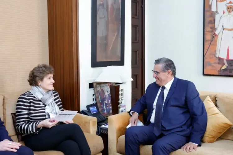 رئيس الحكومة يستقبل الرئيسة المديرة العامة لهيئة تحدي الألفية