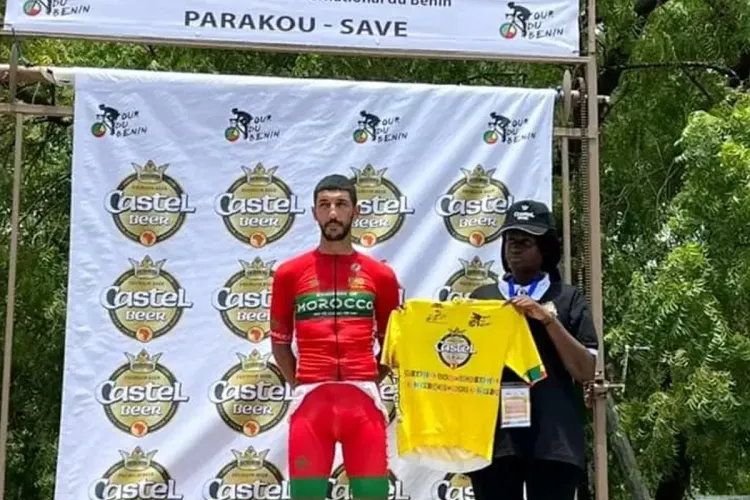 طواف البنين للدراجات 2023: أشرف الدغمي يحتل المركز الثاني خلال المرحلة الثانية