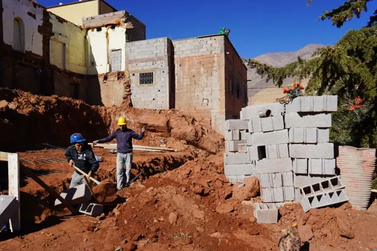 أشغال إعادة الإعمار في شيشاوة تمضي على قدم وساق