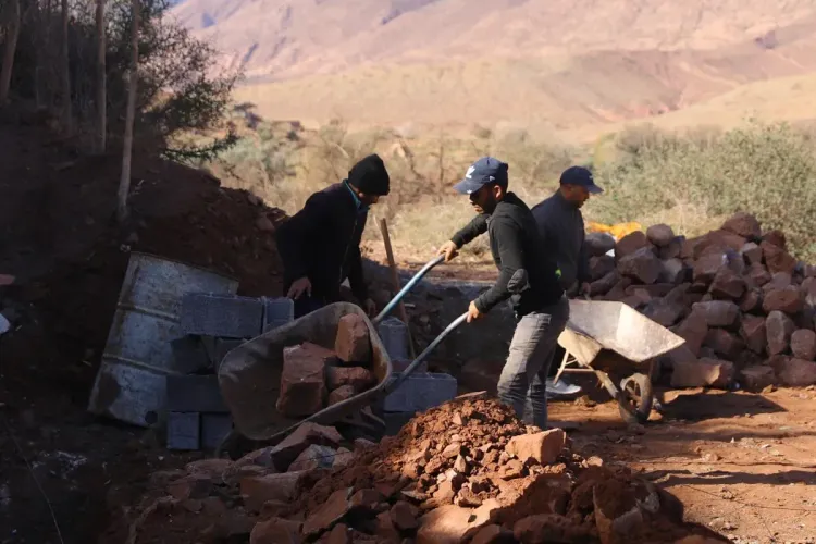 إقليم الحوز: تعبئة متواصلة بجماعة أمغراس لتسهيل بدء عملية إعادة البناء