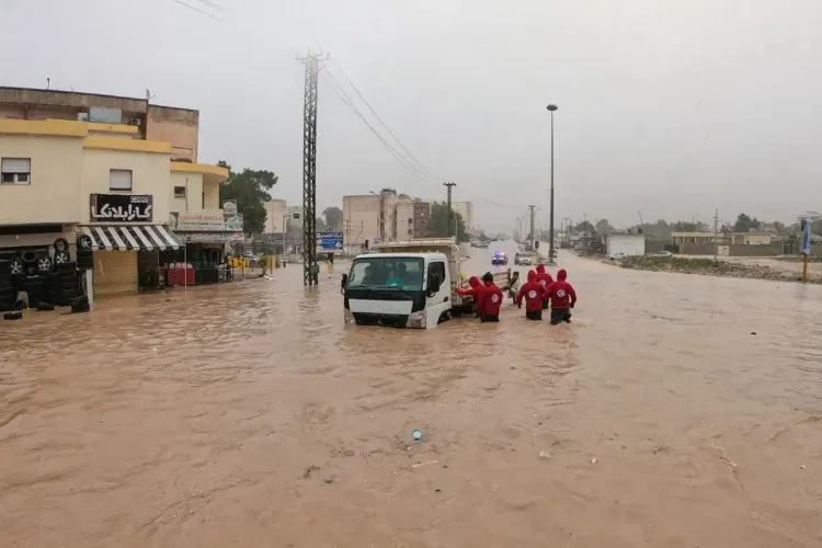 ليبيا: إعلان عدة مناطق منكوبة إثر الفيضانات الناجمة عن إعصار دانيال