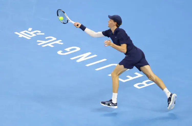 الإيطالي يانيك سينر يتأهل لدور الـ16 من بطولة الصين المفتوحة لكرة المضرب
