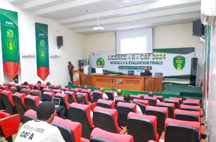 أطر تقنية مغربية تشرف بنواكشوط على المرحلة الأخيرة لدورة تدريبية لمنح رخصة التدريب (كاف -أ)