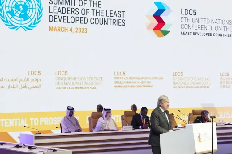 مؤتمر الامم المتحدة لأقل الدول نموا 2023: انطلاق أشغال الدورة ال5 بمشاركة المغرب