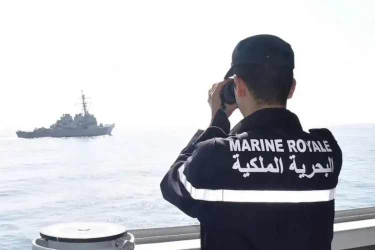 البحرية الملكية المغربية تقدم المساعدة لـ 22 مرشحا للهجرة غير الشرعية