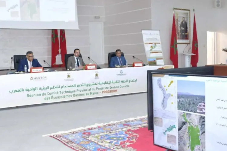 التدبير المستدام للواحات محور اجتماع بطاطا