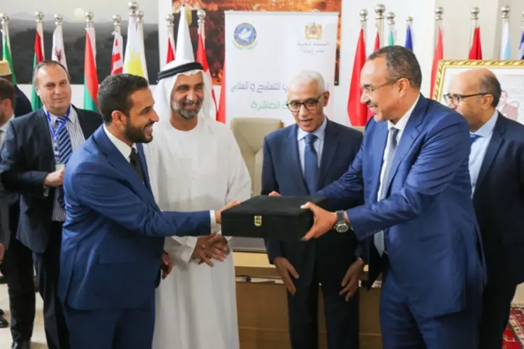 توقيع مذكرة تفاهم بين مجلس النواب بالمملكة المغربية والبرلمان الدولي للتسامح والسلام