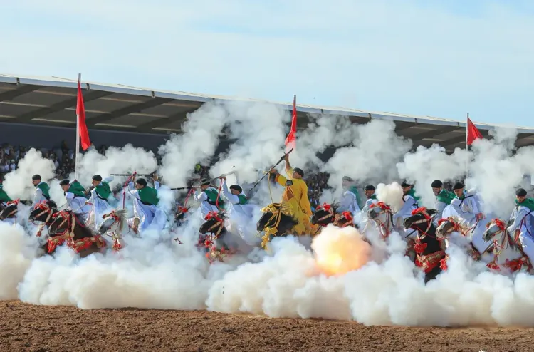 الجائزة الكبرى لصاحب الجلالة الملك محمد السادس للتبوريدة: سربة المقدم رشيد الياقوت تفوز بالجولة الثانية