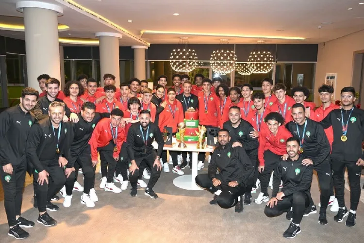 الجامعة الملكية المغربية لكرة القدم تحتفي بالمنتخب الوطني لأقل من 17 سنة إثر تتويجه باللقب القاري
