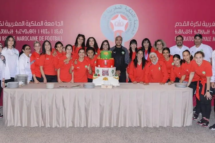 الجامعة الملكية المغربية لكرة القدم تحتفي بالمنتخب الوطني النسوي المتوج بكأس إفريقيا داخل القاعة