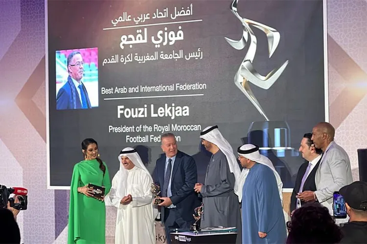 الجامعة الملكية المغربية لكرة القدم أحسن اتحاد عربي للعبة