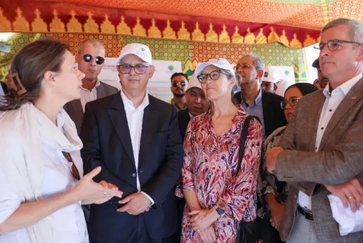 الحوز: السيد بركة يزور مشاريع مائية ويطلع على أنشطة مشروع "المجالات الترابية المستدامة"