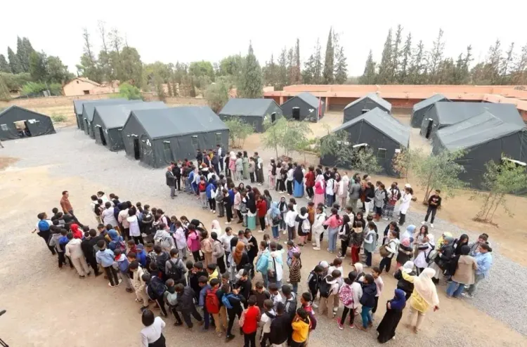 أسني: الحياة المدرسية تعود إلى طبيعتها بعد الزلزال