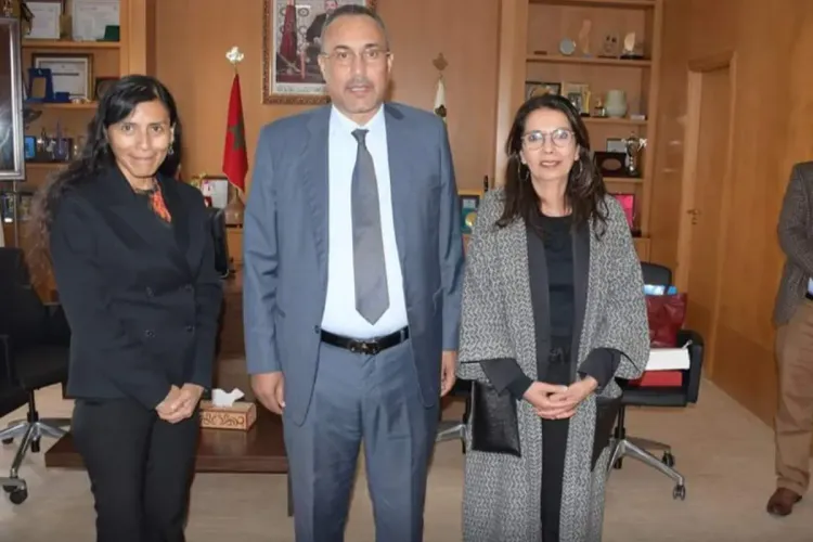 الممثلة الخاصة للأمين العام لمنظمة الأمم المتحدة تقوم بزيارة ميدانية للداخلة